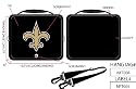 New Orleans Saints Lunch Bag