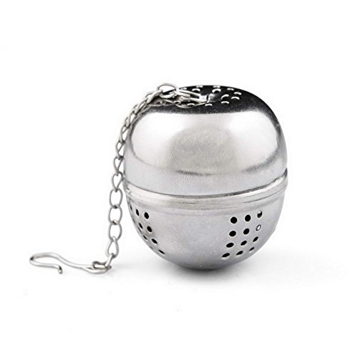 2pcs,stainless steel seasoning ball,egg-shaped ball soup spices,tea balls,tea filter,the filter drain pot spices