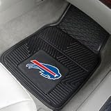 Buffalo Bills Heavy Duty Vinyl Front Seat 2 Piece Car Mat Set
