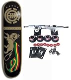 ELEMENT SKATEBOARDS Complete Skateboard CASCADE LION RASTA FLAG 7.63