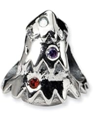 Reflections(tm) Sterling Silver Christmas Tree Bead / Charm