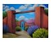 A Spring to Remember Architecture Giclee Poster Print by Gayle Faucette Wisbon, 20x16