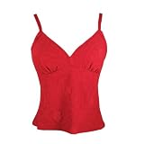 Body I.D. Red "Bollywood" Tankini Top (10)