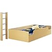 Loft Top Bunk and Ladder - Natural Maple