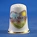 Porcelain China Collectable Thimble - Have a Nice Day -- Free Gift Box
