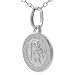 Sterling Silver Religious Saint Christopher Necklace