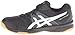 ASICS Women's Gel Upcourt Volleyball Shoe,Black/Silver,7.5 M US