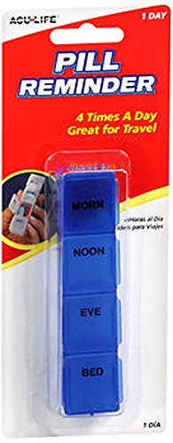 Health Enterprises One Day Pillbox, White