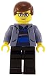Peter Parker (Sand Blue Jacket) - LEGO Spiderman Figure