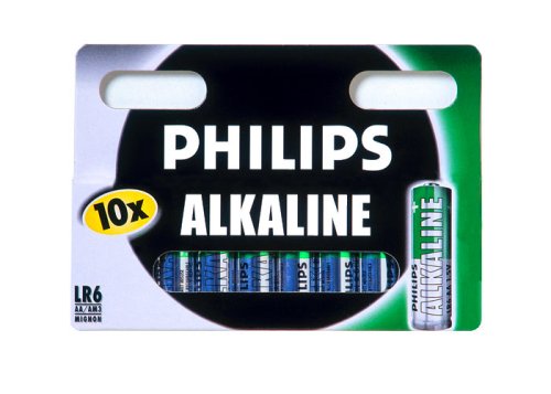 Childrens Toyshop  Electronics : Philips B/LR6/10PK AA Alkaline Batteries 10 Pack - Ideal for Personal CD Players, Cameras, Remote Controls, Toys etc