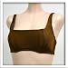  : Venus Brown Satin Sports Bra #0676 sz 34A 36A