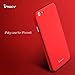 iPhone 6/6S Case, Ipaky Exact-Fit Premium Matte Finish Dual Layer Hard Case for iPhone 6 with Tempered Glass Screen Protector for iPhone 6/6S (4.7' Red)