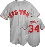 Boston Red Sox David Ortiz Majestic Away Youth Baseball Jersey
