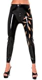 Latex-Leggins Hose 2-Wege RV im Schritt, Rubber Trousers Anita Berg AB4610