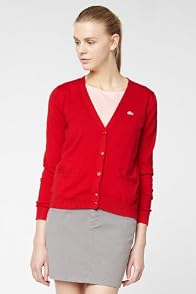 L!VE Long Sleeve V-Neck Cotton Cardigan Sweater