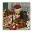 Ceramic Coaster Set - 4 pcs - Designer Coasters: Food/Fruit/Fruits - (CCFO-075)