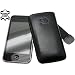 Original SunCase Leder Etui Tasche fuer Apple iPhone 3GS 16GB - 32GB 3G s - *Spezielle Anfertigung*  *Lasche mit Rueckzugfunktion*