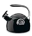 Kitchen & Housewares : Cuisinart PerfecTemp Porcelain Enameled Teakettle, Black