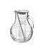 Bormioli Rocco Viva Jug with Ice Container and White Lid, 68-Ounce
