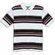 Basic Pique Striped Polo - Men's