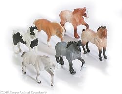 Breyer Mini Whinnies Draft Horses Collection