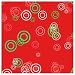 ArtScape 9' Red Rings Pool Table Cloth