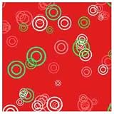 ArtScape 9' Red Rings Pool Table Cloth