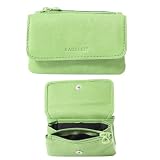 Saddler Leather Flapover Triple Body Coin Purse