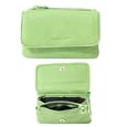Saddler Leather Flapover Triple Body Coin Purse'