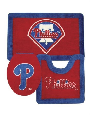 Philadelphia Phillies 3 Piece Bath Rugs at Amazon.com