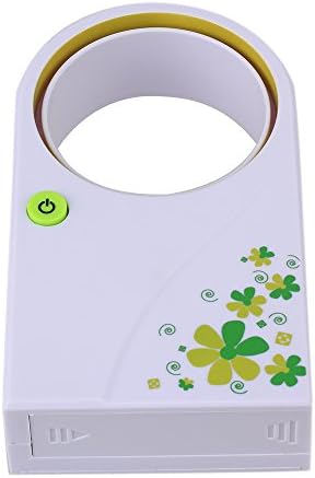 Mini Desktop Tabel Portable No Leaf Bladeless USB Air Conditioner Cooler Fan (Green)