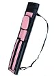 2x2 Hard Pool Cue Billiard Stick Carrying Case, Pink-Black
