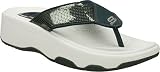 Skechers Women's Tone Ups-Shadow Box Thong Sandal,Fuscia,10 M US