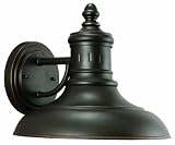 Design House 516732 Monterey Outdoor Dark Sky Downlight, 10.25-Inch by 12-Inch, Oil Rubbed Bronze