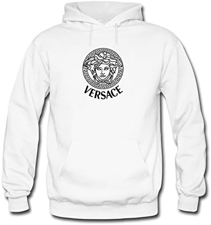 Versace Mens Printed Pullover Hoodies