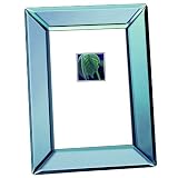 Review Studio Silversmiths  / 5X7 BLUE MIRROR GLASS PICTURE FRAME