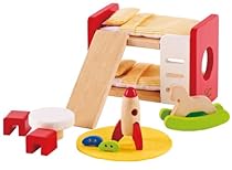 Hape - Children's Room Wooden Doll House Furniture
