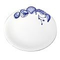Seafood Dinner Plates Set of 4 - Ocean Blue