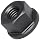 Low Carbon Steel Flange Nut, UNF 2B Threads, 1-1/4"-7 Thread Size, 3/8" Width Across Flats