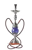 35" Rotating Egyptian Hookah Sheesha With Double Hose
