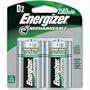 ENERGIZER RECHARGEABLE 2PK "D" NiMH BATTERY