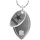 Team Titanium Dallas Cowboys 2 Piece Logo Steel Dog Tag