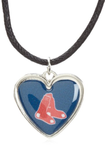 MLB Crystal Heart Reversible Necklace