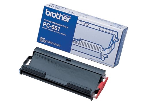 BROTHER 普通紙ファクシミリ用カセット付きリボン PC-551