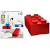 LEGO - BOITE DE RANGEMENT 8 plots - Rouge