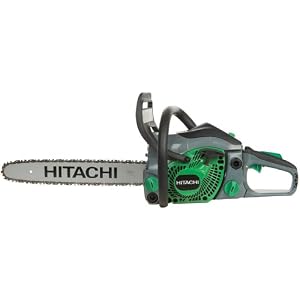 Hitachi CS33EB/16 16-Inch 32.2cc PureFire 2-Stroke Gas Powered Chain Saw With Anti-Vibration System (CARB Compliant)