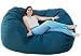 7-feet Xx-large Navy Cozy Sac Foof Bean Bag Chair Love Seat