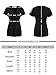Ninedaily Women Tunics V-neck Ruffles Short Sleeve Draped Shoulder Blouse Tops