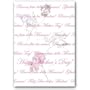 Happy Mother's Day with Sweet Pea, Pansy & Cupid's Dart - 5" x 7" Vellum Overlay Mother's Day Greeting Card