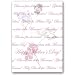 Happy Mother's Day with Sweet Pea, Pansy & Cupid's Dart - 5" x 7" Vellum Overlay Mother's Day Greeting Card